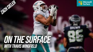 How Zach SIELER uses STRENGTH to bully his opponents l On The Surface l Miami Dolphins [upl. by Nev]