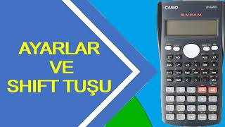 BİLİMSEL HESAP MAKİNESİ CASIO AYARLAR  HESAP MAKİNESİ KULLANIMI 1 [upl. by Lemraj]