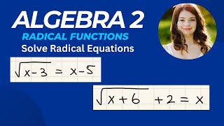 Solving Radical Equations with Extraneous Solutions [upl. by Tonry]