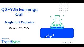 Meghmani Organics Earnings Call for Q2FY25 [upl. by Gonta887]