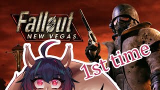 FIRST TIME FALLOUT NEW VEGAS FALLOUT NEW VEGAS PART 1 vtuber anime [upl. by Lemak106]