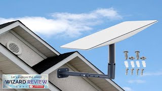 Starlink Adjustable V2 Wall Roof MountStarlink Wall Mounting Kit Starlink Ethernet Pole Review [upl. by Glanti]