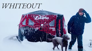 Ice Camping In Insulated Tent During Major Winter Storm [upl. by Adnalra]