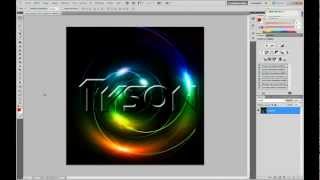 Tutoriel Débutant Photoshop CS6 quotEffet Glowquot Typographie [upl. by Marya]