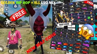 Free fire new craftland paid map code reveal🤯 how to hack code [upl. by Akiv]