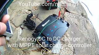 testing Renogy 50 amp DC to DC charger with MPPT solar charge controller explained [upl. by Tamiko]