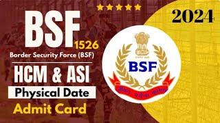 BSF HCM 2024 Physical Date Guidelines Official Update [upl. by Ilario]