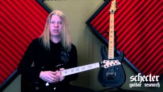 Schecter Artist JEFF LOOMIS talks about his JL7 [upl. by Anij853]