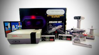 Nintendo NES Deluxe Set Unboxing 1985 [upl. by Eliason]