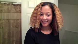 BIG Braid Out Tutorial on Blow Dried Hair [upl. by Essyla]