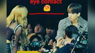 BTS JUNGKOOK AND LISA MOMENT 리사 블랙핑크 및 정국 AT MMA 2018 멜론 뮤직 어워드 2018 [upl. by Basham257]