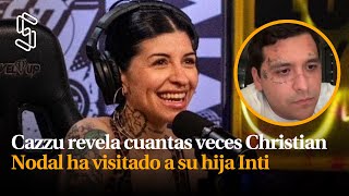 Cazzu revela cuantas veces Christian Nodal ha visitado a su hija Inti quotDos vecesquot [upl. by Glaudia]