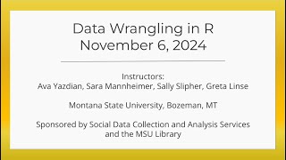 Data Wrangling in R Fall 2024  Ava Yasdian Sara Mannheimer Sally Slipher and Great Linse [upl. by Panaggio]