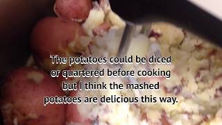 Easy Red Skinned Mashed Potatoes [upl. by Sigfried]