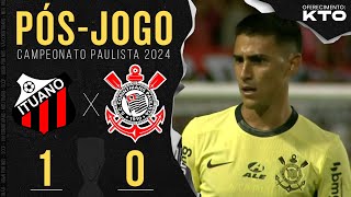 ITUANO 1x0 CORINTHIANS 🔴 PÓSJOGO ZONA MISTA e COLETIVA  2ª RODADA  CAMPEONATO PAULISTA 2024 [upl. by Alracal575]