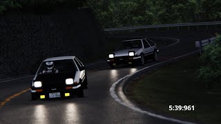 Making Touge calm after a tiring day at work  Assetto Corsa [upl. by Lidda32]