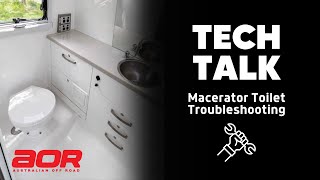 Tech talk  macerator toilet troubleshooting [upl. by Odrareg825]