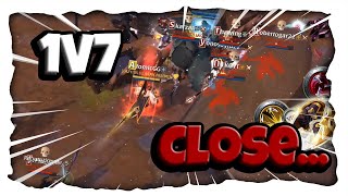 ALBION ONLINE 🏹  1VX WITH BRIDLED FURY amp CARVING SWORD FIGHT UNTIL DEATH 💥💀  PVP COMPILATION 52 [upl. by Eintihw680]