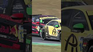 Is this the MOST INTENSE doortodoor bumpertobumper TCR battle racing simracing shorts [upl. by Isoais514]