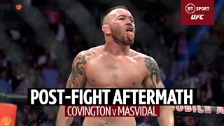 PostFight Aftermath As Colby Covington Dominates Bitter Rival Jorge Masvidal  UFC 272 [upl. by Batholomew]