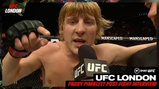 quotI want to fight Mark Zuckerbergquot Paddy Pimblett delivers one of the best postfight interviews [upl. by Einomrah511]