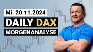 DAX im Reversal  Daily DAX Morgenanalyse am 20112024  Florian Kasischke [upl. by Notsirk]