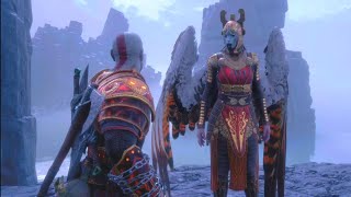 Kratos hear Valkyrie Eir´s Full Story ALL Optional Dialogue  GoW Ragnarok Valhalla 4K 60ᶠᵖˢ ✔ [upl. by Ira97]