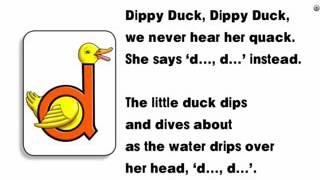 Dippy Duck Letterland Full HD song [upl. by Anertak]