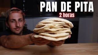 Cómo hacer PAN de PITA en menos de 2 horas [upl. by Chelton]