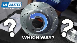 The Correct Direction to Install Performance Rotors on Your Car or Truck [upl. by Arhez771]