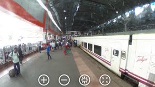 A 360Degree View As The High Speed Talgo Train Arrives In Mumbai [upl. by Llenhoj746]