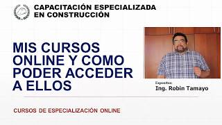 Mis Cursos online y como poder acceder a ellos [upl. by Ymme]