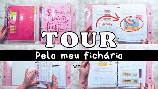 Tour pelo meu fichário do 3 semestre da Faculdade de Estética  Parte 1 [upl. by Jezabel]