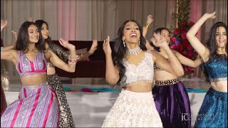 ANISHA WEDDING BOLLYWOOD Performance Ghagra Khwab Dekhe Chikni Chameli ShararaTip Tip Sheila [upl. by Gustin]