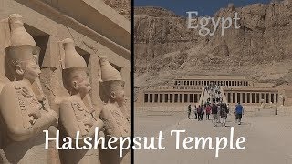 EGYPT Hatshepsut Temple Deir elBahari  Luxor [upl. by Imugem]