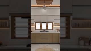 modular kitchen 3d work [upl. by Diella]