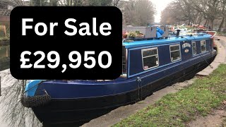 For Sale 40ft Narrowboat Home Liverpool Boats [upl. by Hgielrahc]