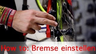 Techtalk  How to  Bremse einstellen [upl. by Eardnaed952]