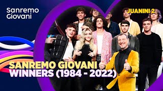 🇮🇹Sanremo Giovani NUOVE PROPOSTE  Winners  1984  2022 [upl. by Jadwiga]