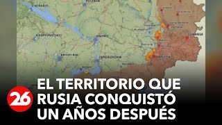 GUERRA RUSIAUCRANIA  El territorio que conquistó Rusia a más de un año de la guerra en Ucrania [upl. by Thorn16]