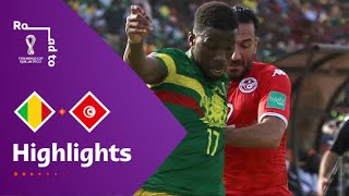 Mali v Tunisia  FIFA World Cup Qatar 2022 Qualifier  Match Highlights [upl. by Meldoh486]