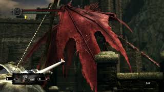 Lets Play Dark Souls Part 85 Bridge Dragon Down [upl. by Hiltan374]