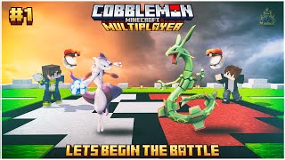 LETS BEGIN THE BATTLE 🔥 Cobblemon Multiplayer  Minecraft in Telugu [upl. by Atinnek]