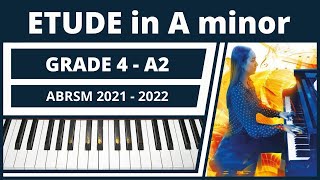 Kabalevsky Etude in A minor  Grade 4 Piano ABRSM 2021 A2 [upl. by Dnama841]