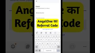 Angel One Referral Code  angel one refer code  angel one referral code [upl. by Lurleen505]