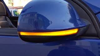 Sequential LED Mirror Turn Signals MkV R32GTIGolf [upl. by Pate]