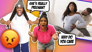 GETTING MAD THAT MY EX IS PREGNANT PRANK ON HUSBAND Panton Squad [upl. by Catherine562]