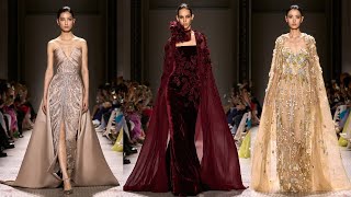 Elie Saab Haute Couture Show Paris Fall Winter 20242025 [upl. by Ssilb]