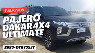 Review Lengkap Mitsubishi Pajero Dakar 4X4 Ultimate Hitam 2023 [upl. by Erdman]