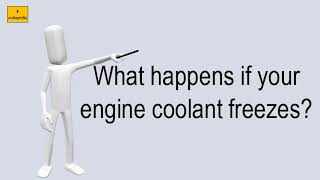 What Happens If Your Engine Coolant Freezes [upl. by Haidebez335]